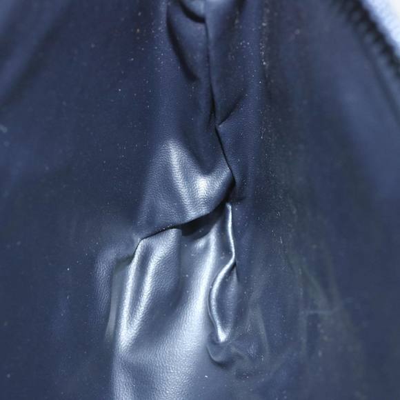 CELINE Macadam Canvas Clutch Bag Navy Auth 69236 - Picture 15 of 16